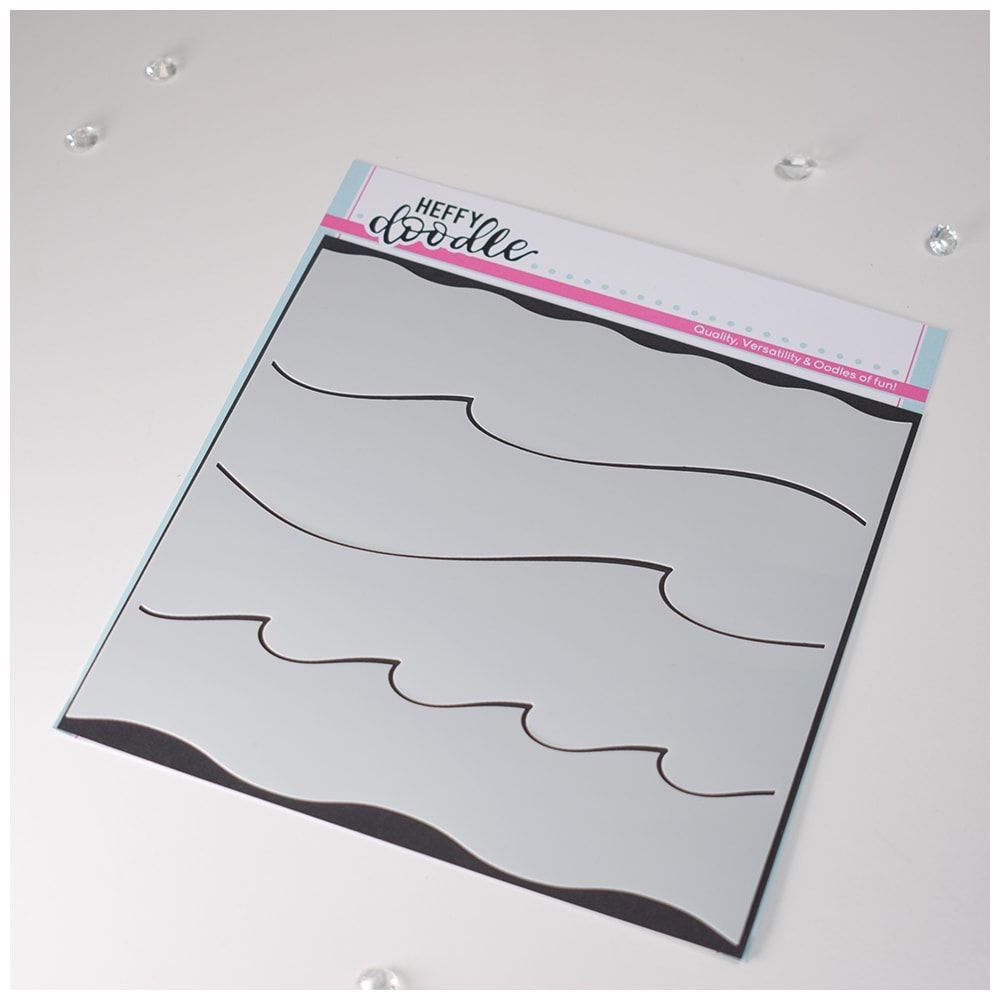Heffy Doodle - Stormy Seas stencil